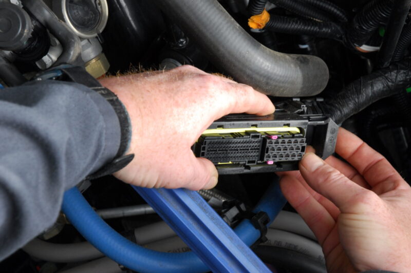 broken electrical contacts