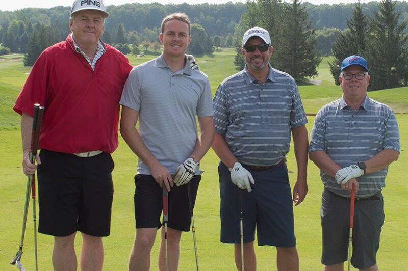 Golfers at The Erb Group's charity golf event.