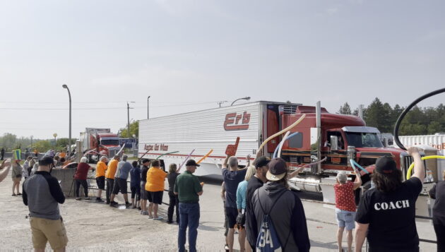 Special Olympics convoy