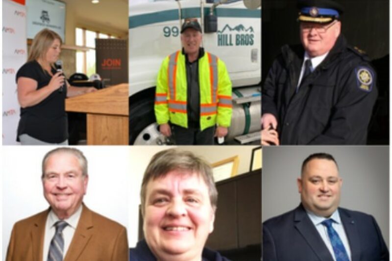 Pictures of six people honored by AMTA