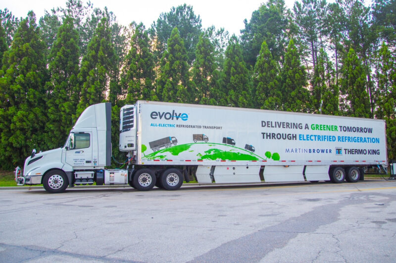Thermo King's electric trailer evolve