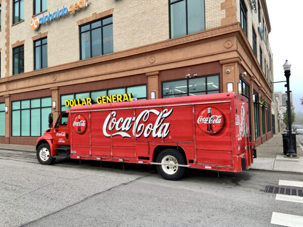Coca-Cola delivery truck