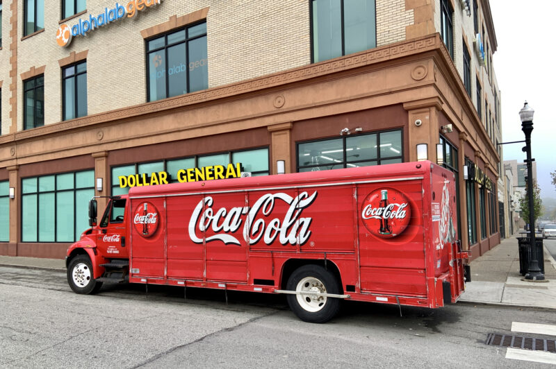 Coca-Cola delivery truck