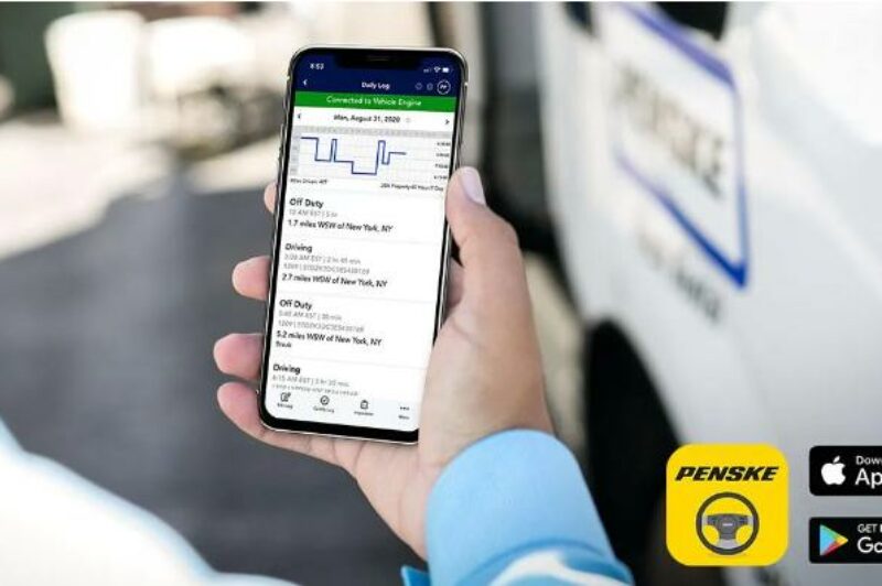 Penske Driver app ELD certified in Canada article image