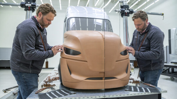 SuperTruck II clay model