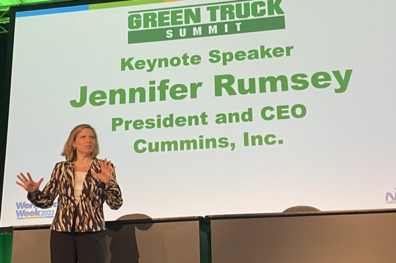 Cummins CEO and president Jennifer Rumsey