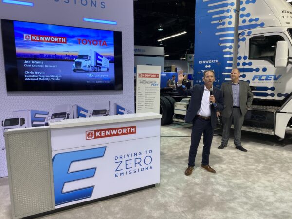 Joe Adams, Kenworth, and Chris Rovik, Toyota