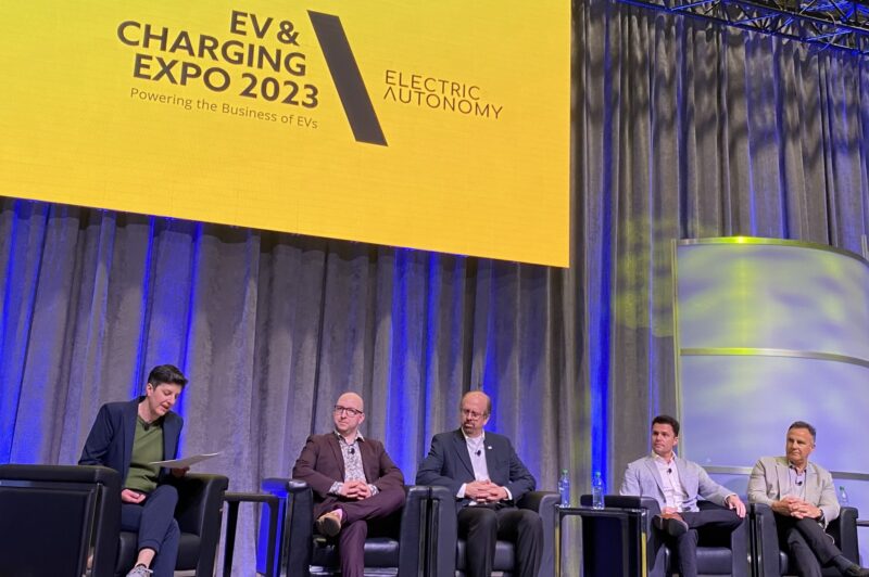 fleet electric vehicle panel