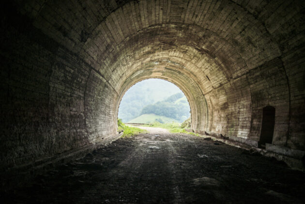 Light at the end of the tunnel alternate text for this image