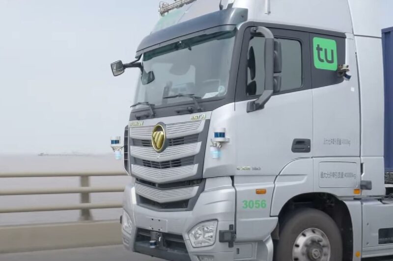 TuSimple autonomous truck in China