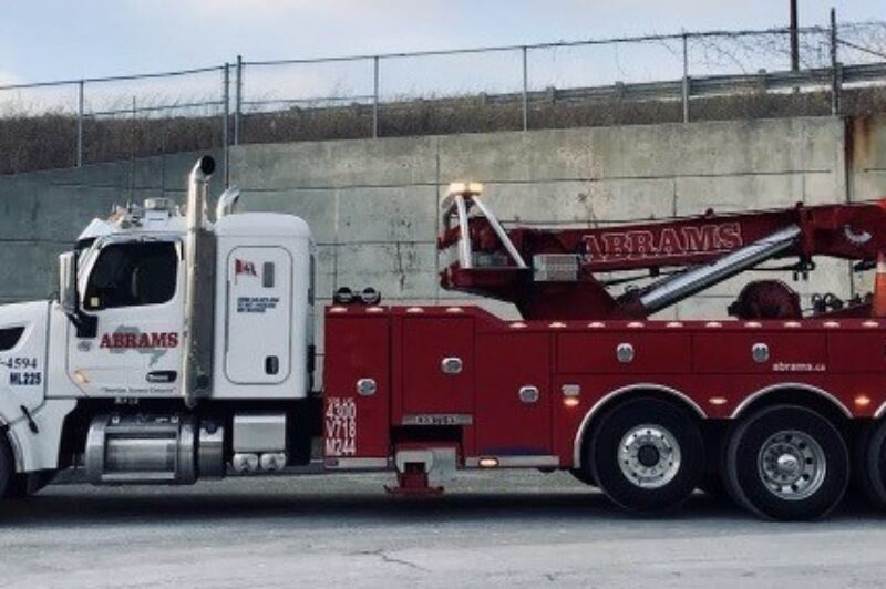 Picture of an Abrams tow truck