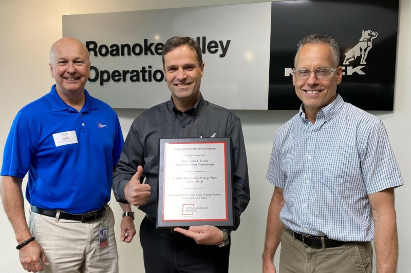 Mack’s Roanoke truck plant powered by renewable energy article image