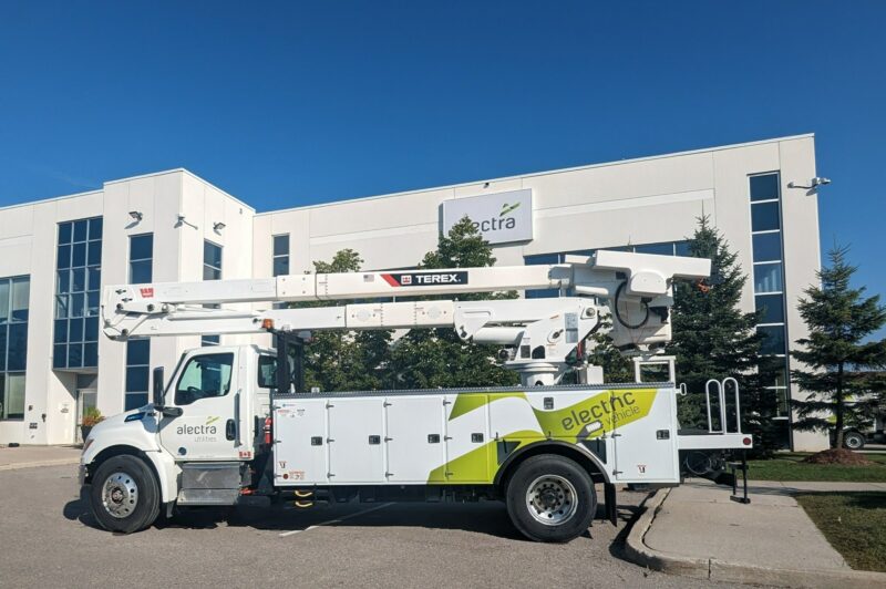 Picture of Alectra's electric truck