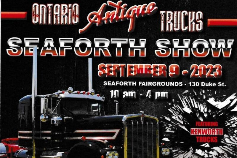 Seaforth antique truck show flyer