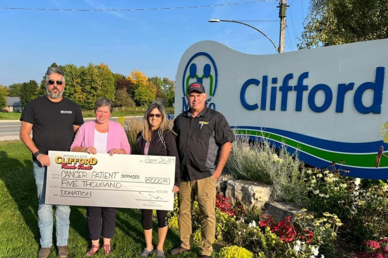 Clifford Truck Show donation