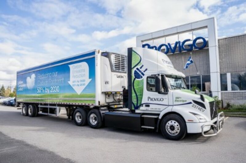 Picture of Volvo electric truck