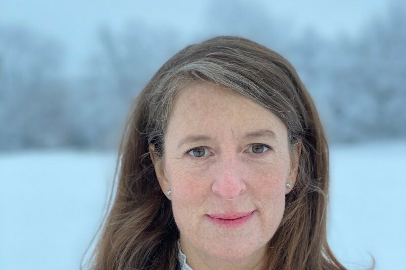 The image is a portrait of Robin Hutcheson