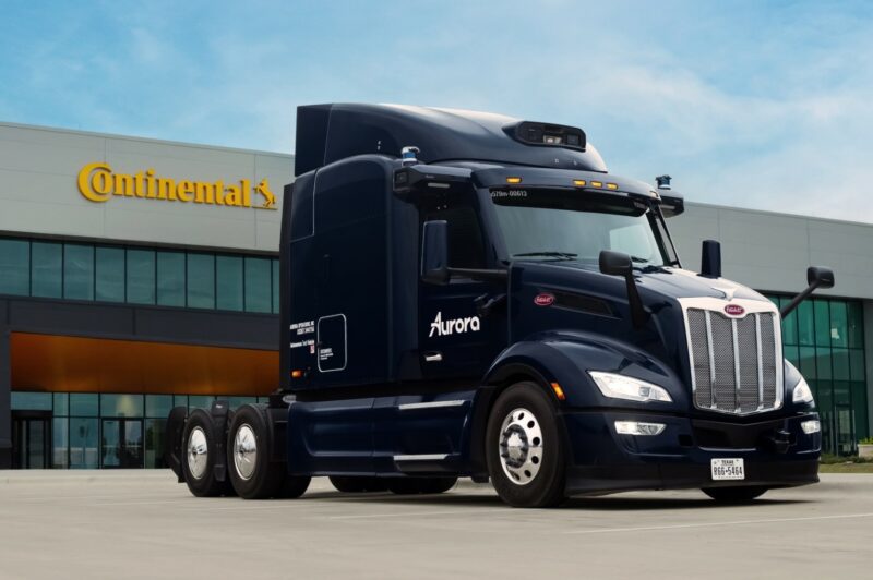 Continental, Aurora reach milestone for autonomous trucking system article image