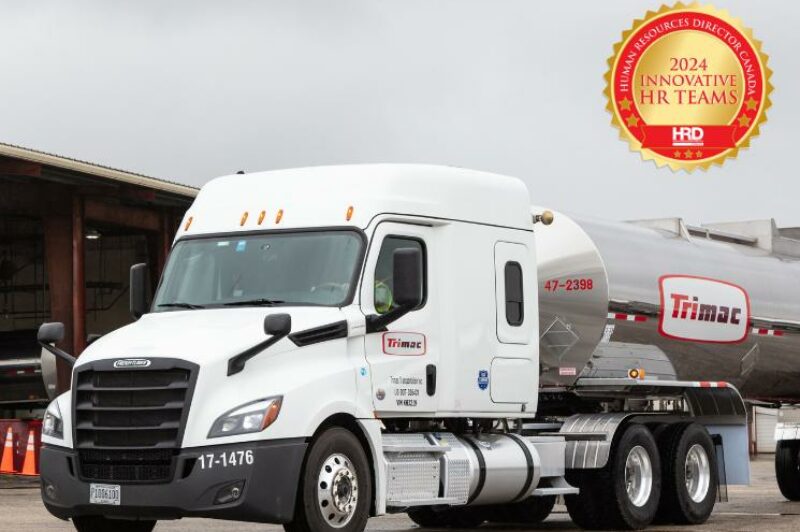 This is an image of a Trimac truck