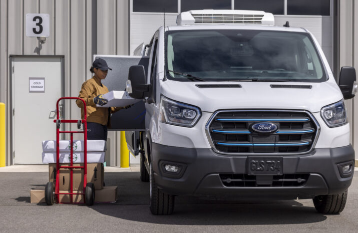 Photo of a Ford E-Transit