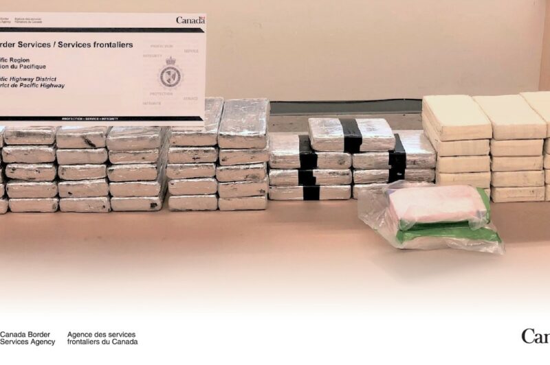 Pacific Highway border crossing drug bust