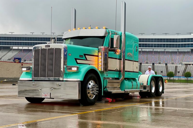 A truck parked during SuperRigs