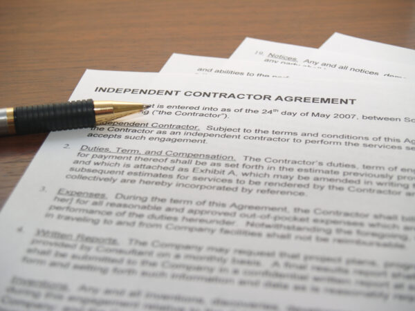 Contracting Papers alternate text for this image