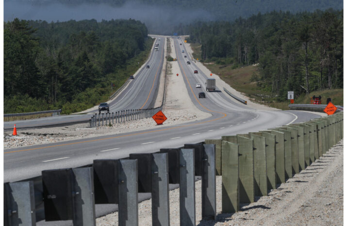 Picture of twinned Nova Scotia Highway 103