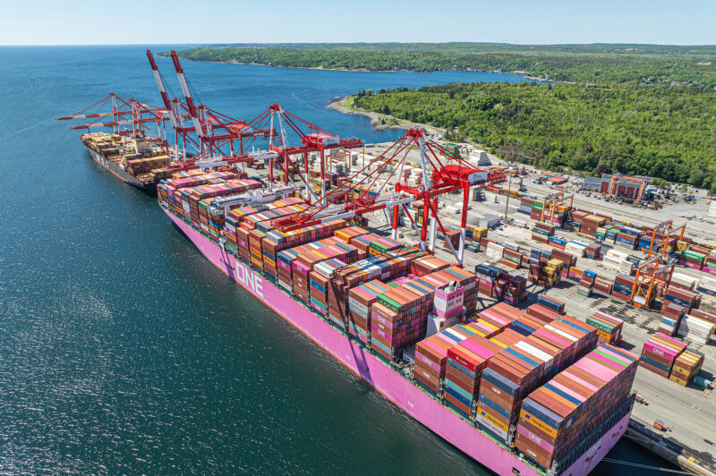 Port of Halifax - PSA Halifax Atlantic Hub container terminal - June 2024, photo credit PSA Halifax