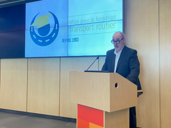 Eric Gignac, Groupe Guilbault CEO talking