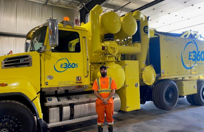 Picture of Jon Coumo and his truck