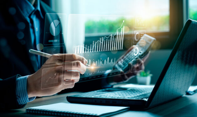 Business finance and investment, Analyze economic growth charts for informed business finance decisions and financial decision-making. Stock Market report, Strategy, Data Collection, Forecasting alternate text for this image