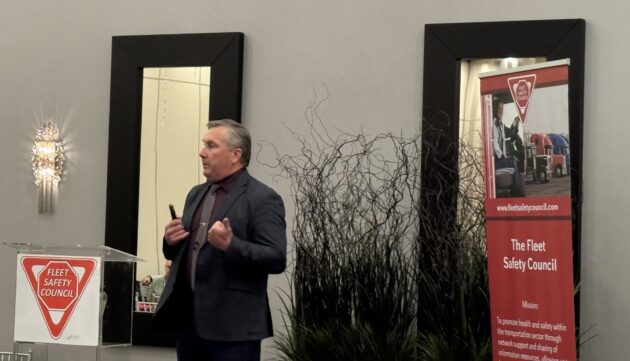 Mike Hinsperger speaking at a conference