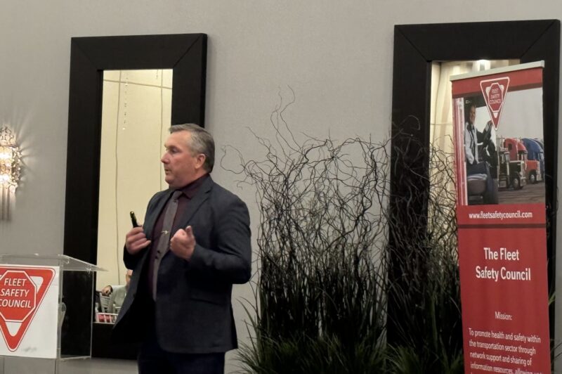 Mike Hinsperger speaking at a conference