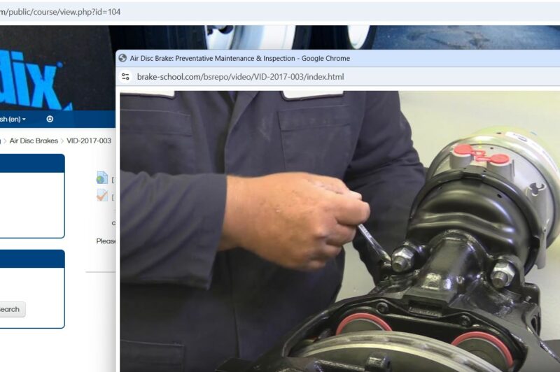 Bendix online brake school