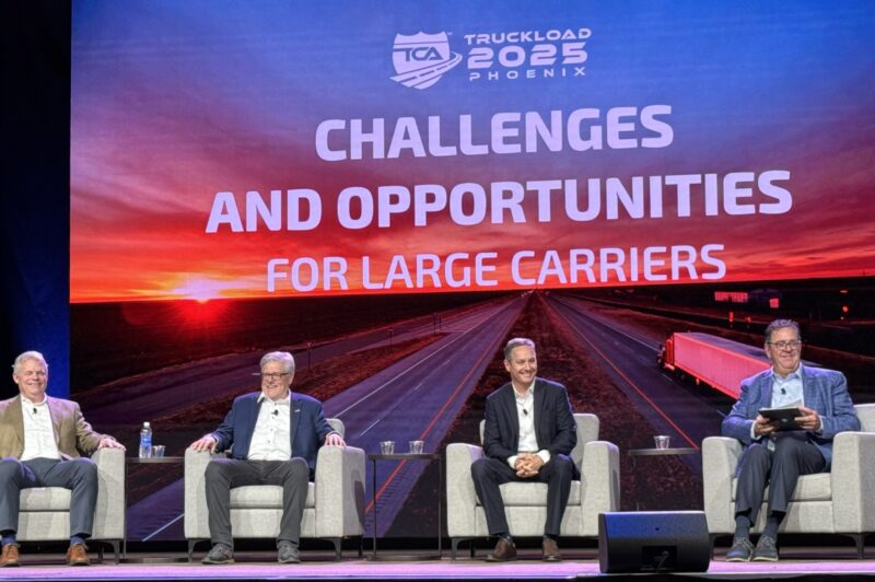 TCA 2025 large carriers panelists on stage