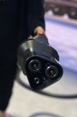 ABB Mobility's 1.2-megawatt charger outlet