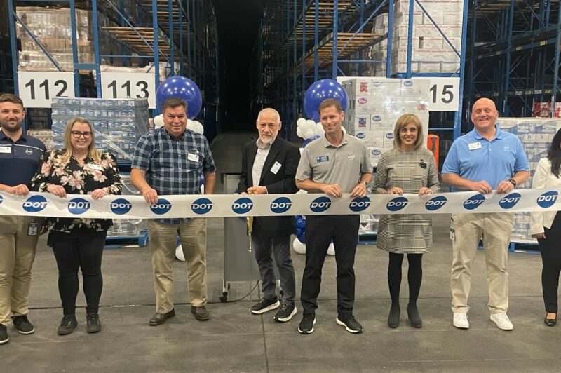 Group photo of ribbon cutting ceremony