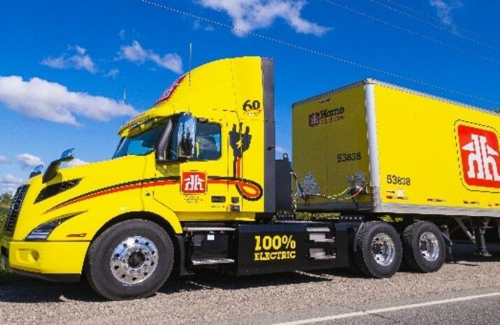 Picture of a tractor trailer