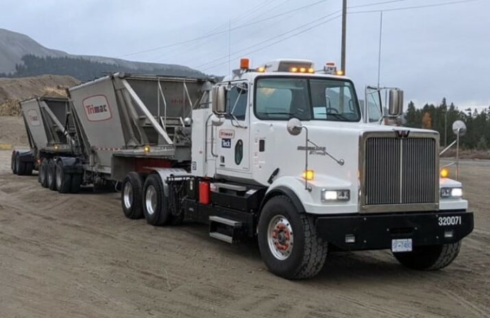 Picture of a Trimac truck and trailer