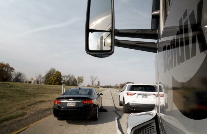 Bendix logo on a truck