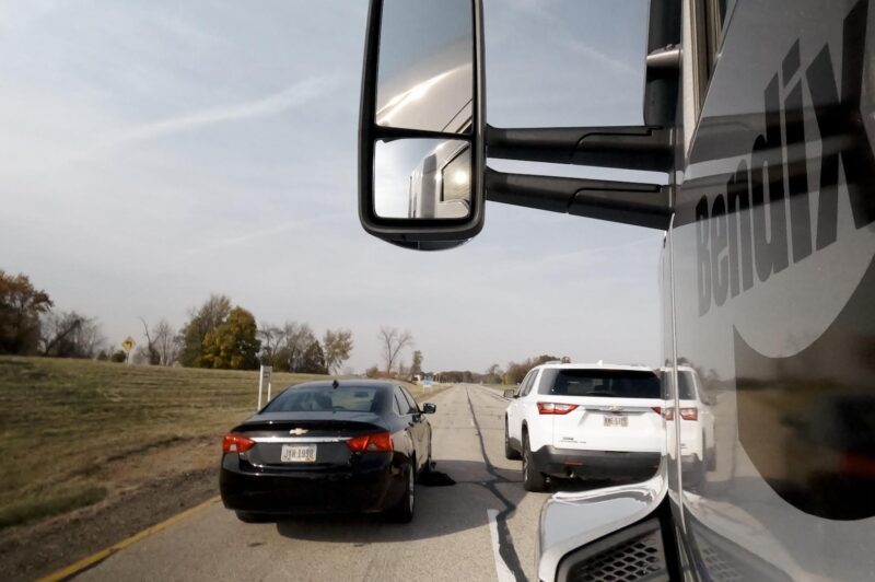 Bendix logo on a truck