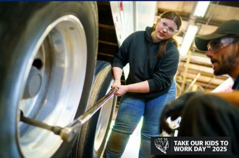 Picture of a girl in a workshop