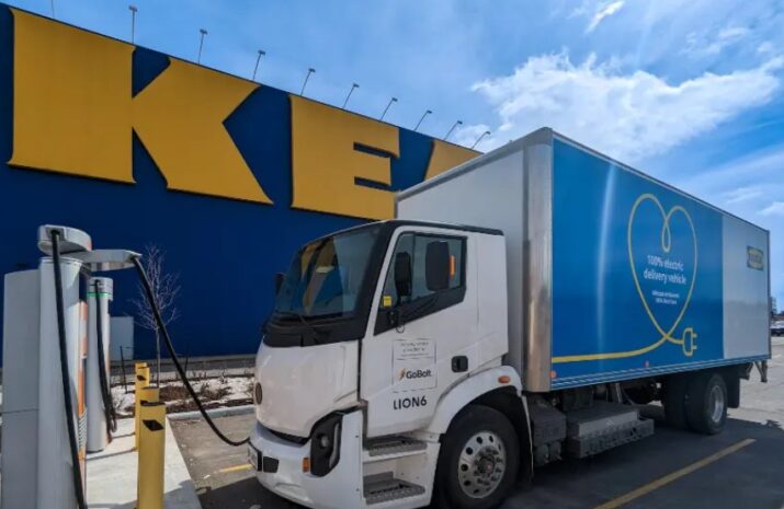 Ikea home deliveries by EV surpass those by diesel trucks for first time article image