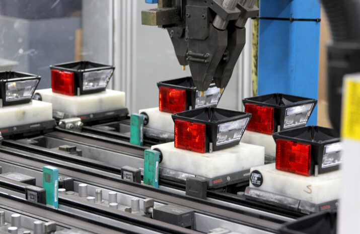 Picture of an assembly line