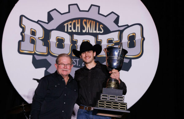 Picture of Rusty Rush with champ Dom McConnell