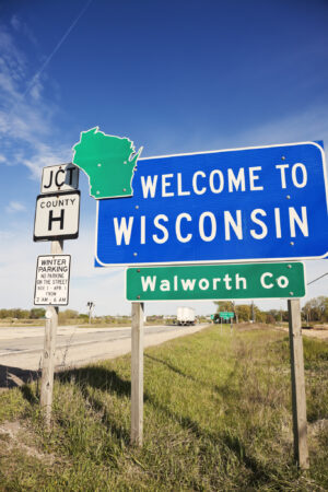 Wisconsin highway sign