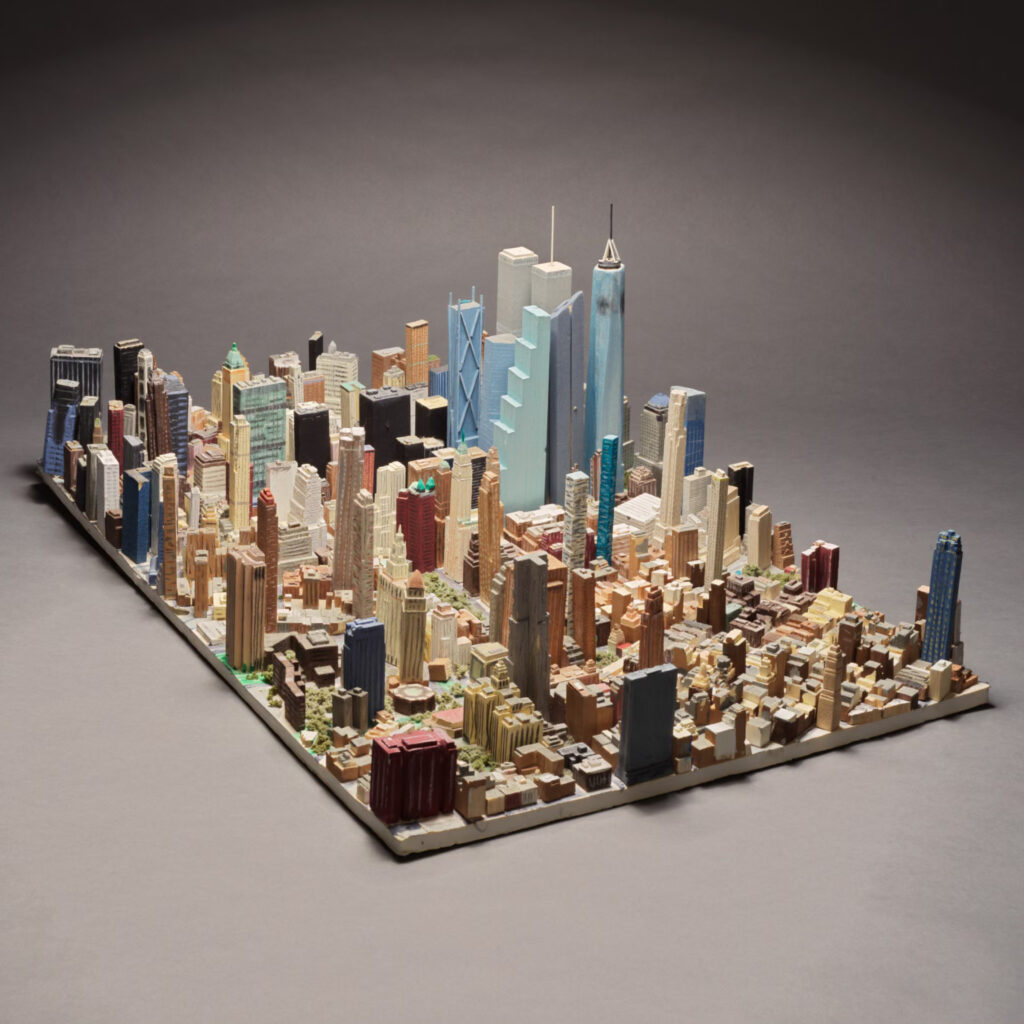 Joe Macken's scale model of NYC.