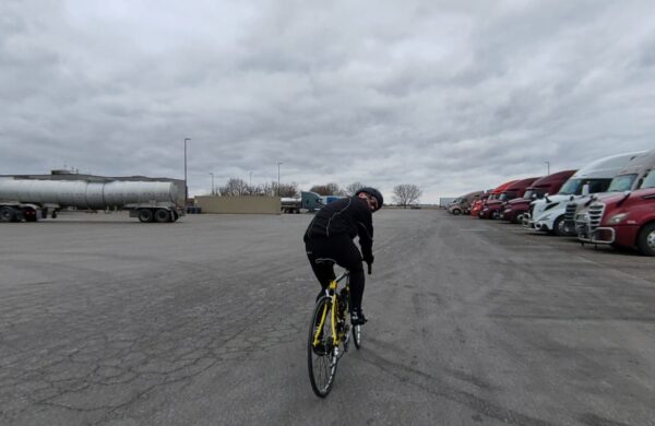 Picture of Shawn Cranwell in a truck stop