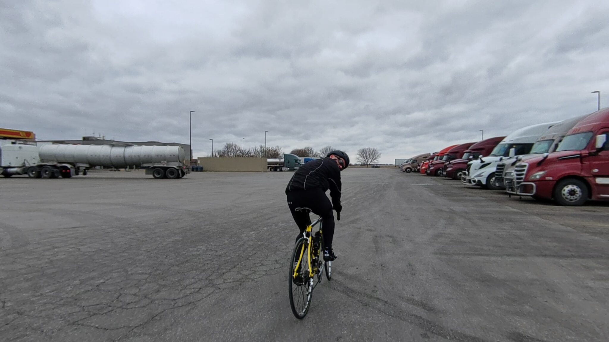 Picture of Shawn Cranwell in a truck stop